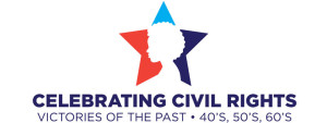 "Celebrating Civil Rights Victories of the Past" logo