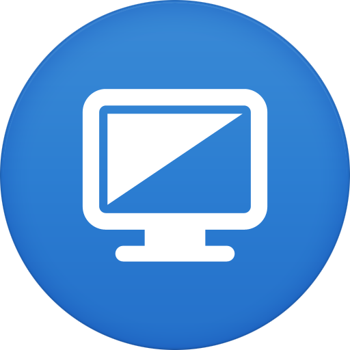 icon of desktop computer