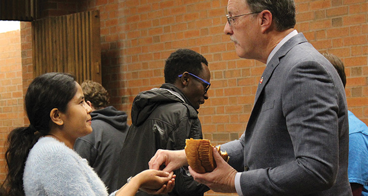 seminary3 a woman receives communion