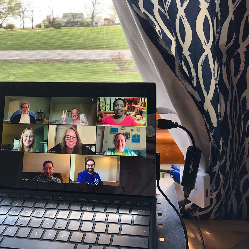 Last StuCo Mtg 4.14.20_picture from Cortney Inbody e-class room on video call