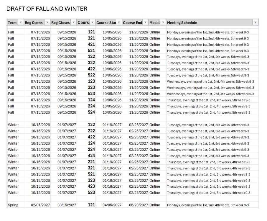 FALL WINTER DRAFT